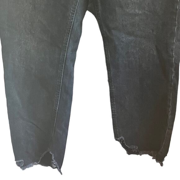 Free People We The Free The Tapered Baggy High Rise Boyfriend Fit Jeans Size 27 - Picture 5 of 10